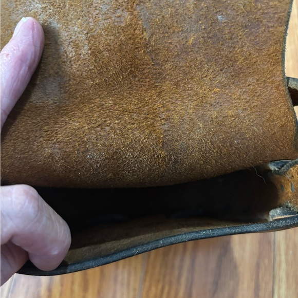 VINTAGE LEATHER MINI SHOULDER BAG - Picture 5 of 7